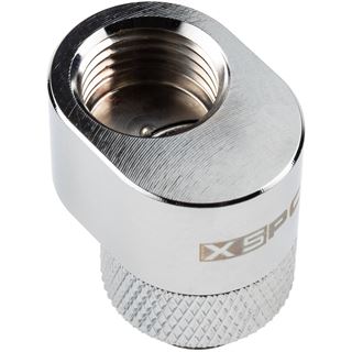 XSPC G1/4 Rotary 7mm Offset Fitting - chrome