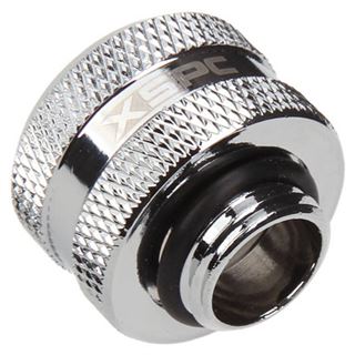 XSPC Anschluss gerade G1/4 Zoll AG auf 14mm AD Hardtube - chrome