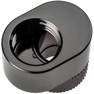 XSPC G1/4 Rotary 7mm Offset Fitting - schwarzes Chrom