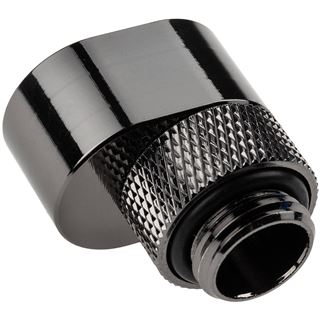 XSPC G1/4 Rotary 7mm Offset Fitting - schwarzes Chrom