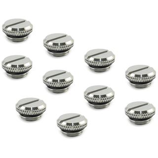 XSPC Verschlussstopfen V2 G1/4 Zoll AG - 10er Pack, chrome