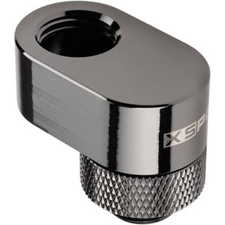 XSPC G1/4 Rotary 14mm Offset Fitting - Chrome schwarz