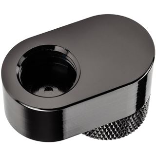XSPC G1/4 Rotary 14mm Offset Fitting - Chrome schwarz