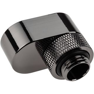 XSPC G1/4 Rotary 14mm Offset Fitting - Chrome schwarz