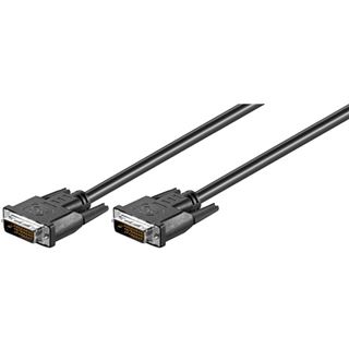 (&euro;2,18*/1m) 5.00m goobay DVI-D Anschlusskabel DVI 24+1 Stecker