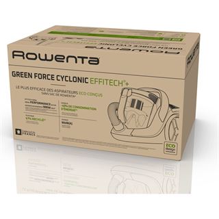 Rowenta RO7C36 Green Force Cyclonic Effitec mit Beutel schwarz/grau