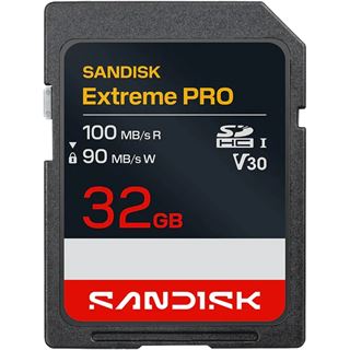 32GB SanDisk Extreme PRO SD UHS-I SD 100MB/S(R) / 90MB/S(W)