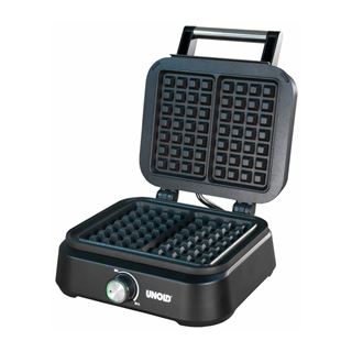 Unold Belgisches Waffeleisen Br&uuml;ssel (schwarz, 1.500 Watt)