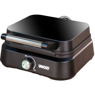 Unold Belgisches Waffeleisen Br&uuml;ssel (schwarz, 1.500 Watt)