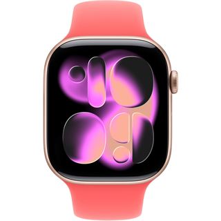 Apple 46MM BRIGHT GUAVA SPORT BAND M/L