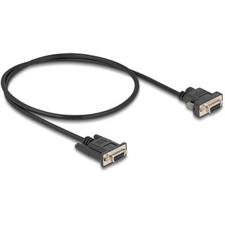 0.50m Delock Seriell Kabel RS-232 D-Sub9 Bu zu D-Sub9 Bu Pin9