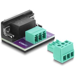 Delock D-Sub 9 Pin Bu > 3 Pin Terminalblock Adapter CAN/LIN