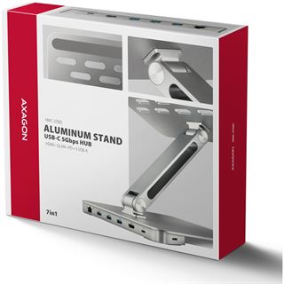 AXAGON HMC-STND St&auml;nder f&uuml;r Laptops und Tablets, USB-C-Hub