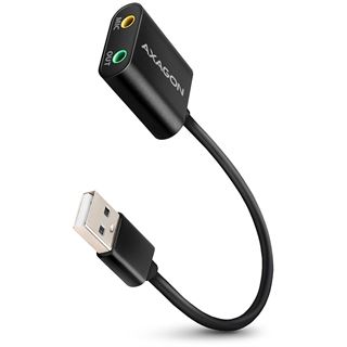 AXAGON ADA-12 USB 2.0, Stereo Audio Mini-Adapter, 15 cm