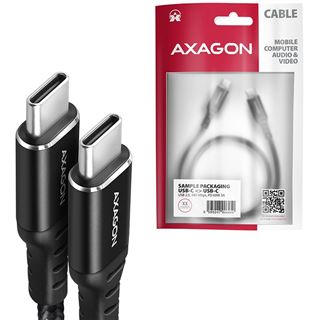 (&euro;4,45*/1m) 2.00m Axagon USB-C Lade- und Datenkabel