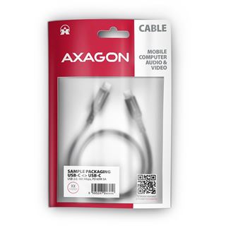 (&euro;4,45*/1m) 2.00m Axagon USB-C Lade- und Datenkabel