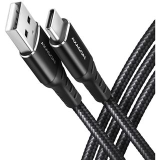 (&euro;6,90*/1m) 1.00m Axagon USB-C Lade- und Datenkabel