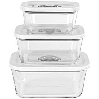 Rommelsbacher Vakuumier Glasbeh&auml;lter-Set VCG 1 (transparent,