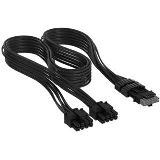 (&euro;27,54*/1m) 0.65m Corsair Stromkabel Premium 12V-2x6 auf 2x6+2