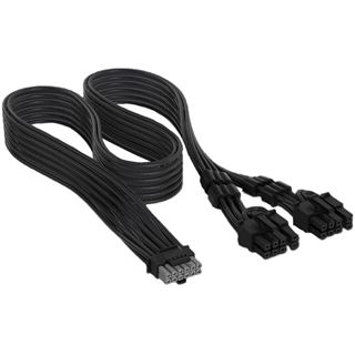 (&euro;27,54*/1m) 0.65m Corsair Stromkabel Premium 12V-2x6 auf 2x6+2