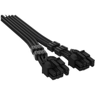 (&euro;27,54*/1m) 0.65m Corsair Stromkabel Premium 12V-2x6 auf 2x6+2