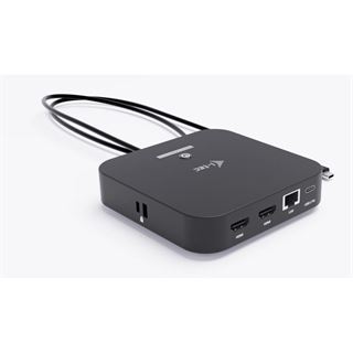 I-TEC USB-C 2X HDMI DOCK 100W PD 100W + I-TEC CHARGER 100W