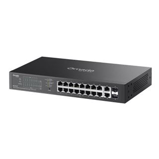 TP-LINK 20-PORT 1G EASY MANAGED SWITCH 16-P POE+ STEEL CASE AND