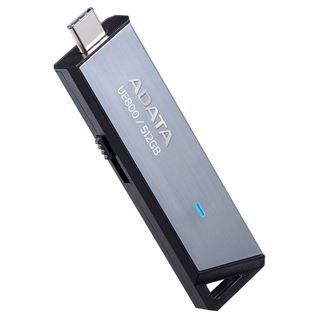 512GB ADATA UE800 (aluminium (geb&uuml;rstet), USB-C 3.2 (10 Gbit/s))