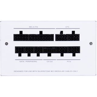 850 Watt Silverstone Decathlon 850R Gold wei&szlig; Modular 80+ Gold