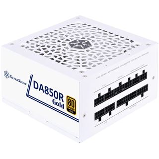 850 Watt Silverstone Decathlon 850R Gold wei&szlig; Modular 80+ Gold