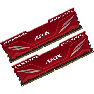 32GB AFOX Gaming Red DDR4-3200 DIMM CL16 Dual Kit