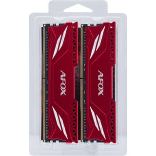 32GB AFOX Gaming Red DDR4-3200 DIMM CL16 Dual Kit