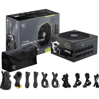1200 Watt MSI MAG A1200PLS PCIE5 Modular 80+ Platinum