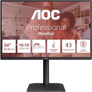 24" (60,96cm) AOC X24E4U schwarz 1920x1200 1xDisplayPort 1.4 /