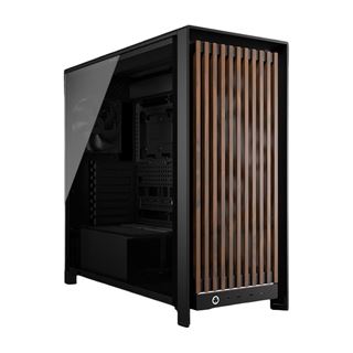 Corsair FRAME 5000D Wood RS Performance Mid-Tower Case, Black/Walnut