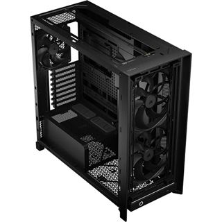 Corsair FRAME 5000D Wood RS Performance Mid-Tower Case, Black/Walnut