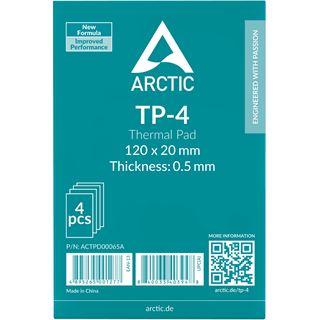 ARCTIC Thermal Pad TP-4 - 120 x 120 mm - 0.5 mm - 4er Pack