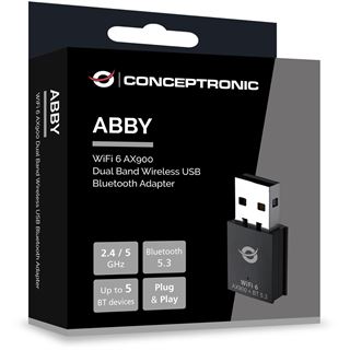 Conceptronic Bluetooth5.3 Adapter USB AX900 Dualband Wifi 6