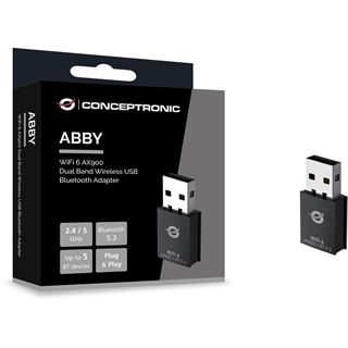 Conceptronic Bluetooth5.3 Adapter USB AX900 Dualband Wifi 6