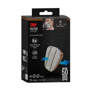 3M Filter f&uuml;r Atemschutzmasken 6055 A2 EN 14387:2004 + A1:2008
