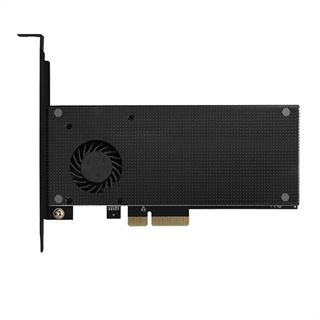 AXAGON PCEM2-DC PCIe-3.0-x4-Adapter, 1x M.2-NVMe, 1x M.2-SATA, bis