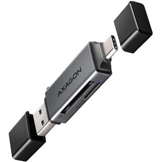 AXAGON CRE-DAC External USB 3.2 Gen1 Type-C+Type-A 2-slot SD/microSD