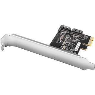 AXAGON PCES-SJ2 PCIe Controller 2x internal SATA 6G port, JMB582 + LP