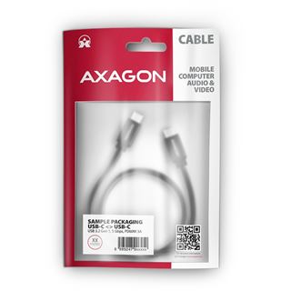 (&euro;6,60*/1m) 1.50m Axagon USB-C Ladekabel USB C Stecker auf USB C