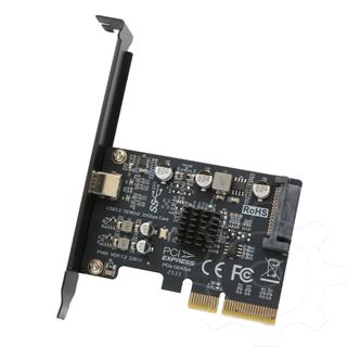 Graugear G-PCI-C-20G USB-C Erweiterungskarte, USB 3.2, PCIe Gen4, 20
