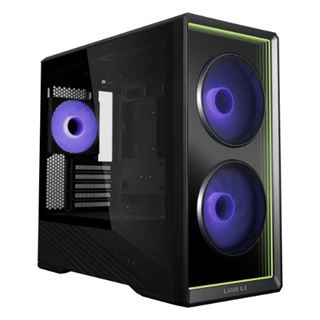 Lian Li Vector V150 INF mATX Geh&auml;use, Tempered Glass - schwarz