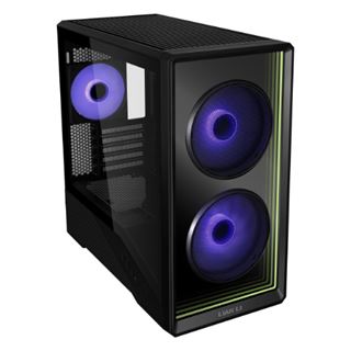 Lian Li Vector V150 INF mATX Geh&auml;use, Tempered Glass - schwarz
