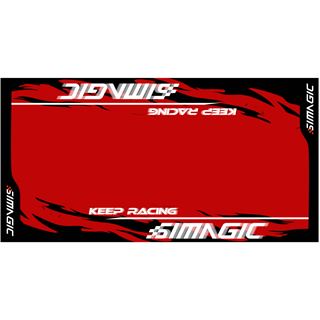 Simagic Teppich - schwarz / rot