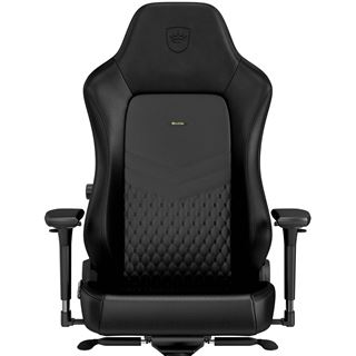 noblechairs HERO Echtleder Gaming Stuhl - schwarz/schwarz