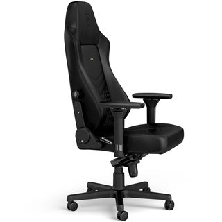 noblechairs HERO Echtleder Gaming Stuhl - schwarz/schwarz